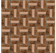 Мозаика стекло метал МS 619, (300*300)16