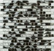 Мозаика стекло метал МS 606, (305*300)16