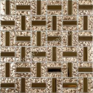 Мозаика стекло метал МS 617, (300*300)16