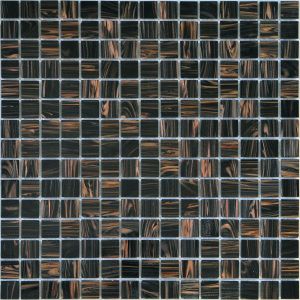 Мозаика стеклянная SABLE BLACK (GC45) (327*327) 4*20*20