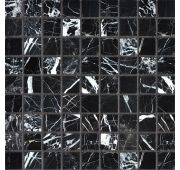 Мозаика каменная полированная NERO MARQUINA POL (305*305) 7*30*30