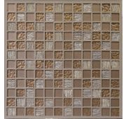 Мозаика стек. GLOSS BROWN (300*300) 23*23*6