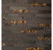 Мозаика кам. LAVA BLACK (300*300) 20*50+20*100