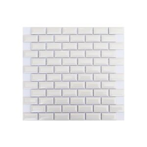 Мозайка керам. WHITE BAR (300*300) 48*23*5