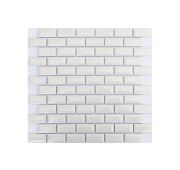 Мозайка керам. WHITE BAR (300*300) 48*23*5