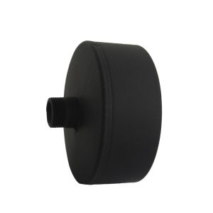 Заглушка КПД черный с конден.0,7мм ф150