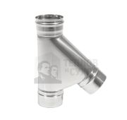 Тройник 45* моно  д150 (316ст)  0,8мм ТиС