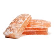 Плитка соляная с натуральной стороной (Гималайская соль) 20х10х2,5см с пропилом