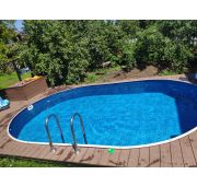 Бассейн ЛАГУНА овальный вкапываемый 6,0*3,0*1,25 м (однотонный) (60030001)