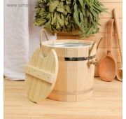 Запарник 7 л с оцинкованной вставкой, с крышкой, нержавеющий обод «Добропаровъ» 2541912