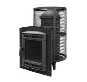 Печь для бани «Атмосфера XL» сетка из нержавеющей стали