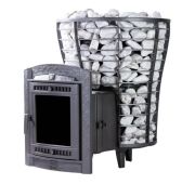 Печь для бани «Атмосфера V» сетка из нержавеющей стали