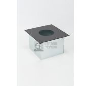 Проход перекрытия универсальный ППУ - Р 500х500 D180-210 (У) (MC Black (Т<200C*))