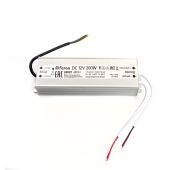 Трансформатор электрон. для светодиод. ленты 200W 12V IP67 (драйвер), LB007