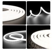 Светодиод. лента для бани/сауны 5м, 24 В, 14,4 Вт/м, smd2835. 120 д/м, IP68, 900 Лм/м, 4000К нейтр.