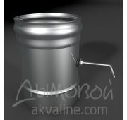 Шибер моно д.200  430 0,5мм нерж ТиС